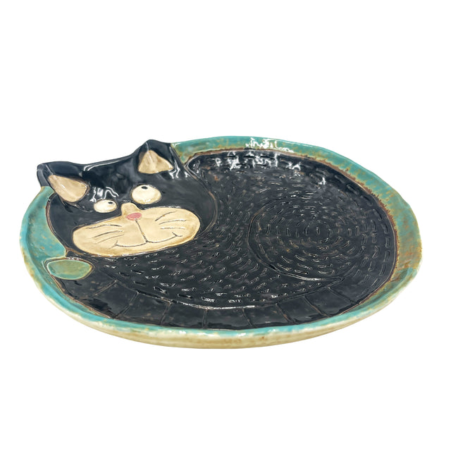 Dark Matters shadow cat plate decorative home decoration living room