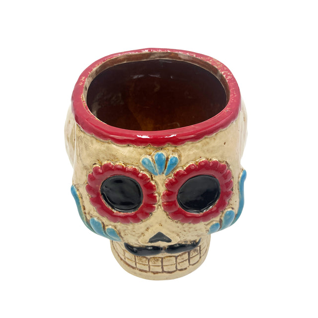 Dark Matters skull bloom pot horror home decoration decorative planter
