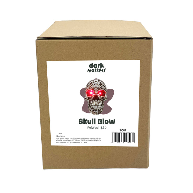 Dark Matters skull LED light horror decoration spooky home accessory packaging
