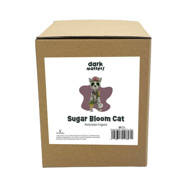 Dark Matters Sugar Bloom cat figure spooky collectible ornament packaging