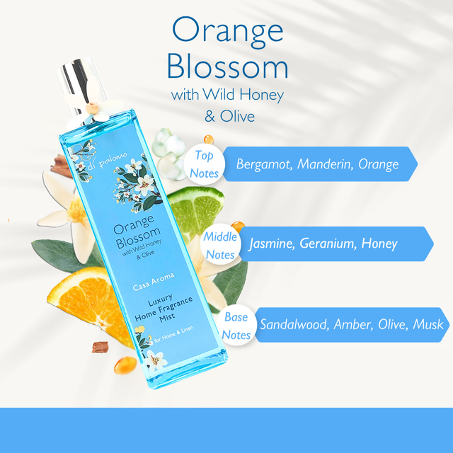 Di Palomo Orange Blossom and Honey Luxury Room Spray 100ml - gallery image 3