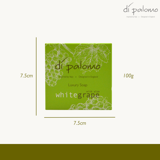 Di Palomo White Grape & Aloe Luxury Soap Bar 100g - gallery view 6