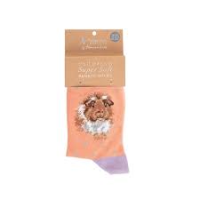 Wrendale Designs Grinny Pig Size 6-8 1/2 Children's Socks Guinea Pig