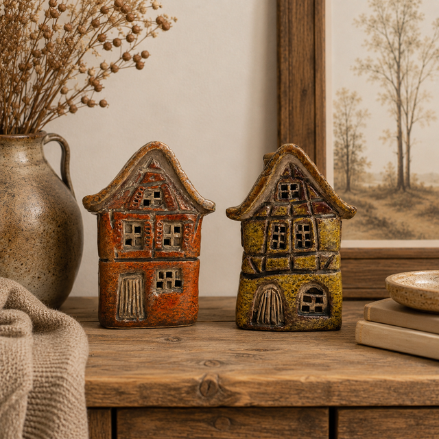 Cello – Tales from the Village – Briarwood Hollow – Tealight | Village Pottery House