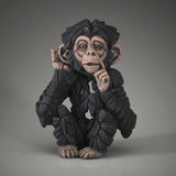 Edge Sculpture - Baby Chimpanzee "Hear no Evil"