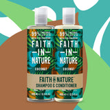 Faith In Nature coconut haircare bundle for dry hair and scalp