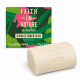Faith in Nature Dragon Fruit Conditioner Bar 85g with exposed solid conditioner
