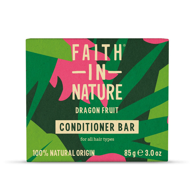 Front packaging of the Faith in Nature Dragon Fruit Conditioner Bar 85g