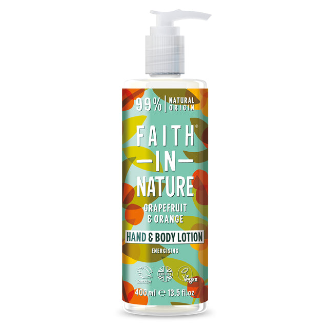 Faith In Nature Grapefruit and Orange Hand and Body Lotion 400ml