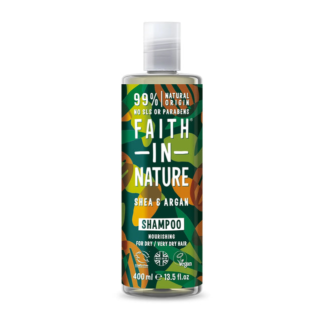 Faith in Nature Shea and Argan Shampoo for curly and dry hair