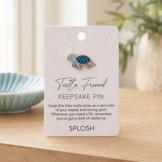 Splosh - Keepsake Pin - Turtle Friend