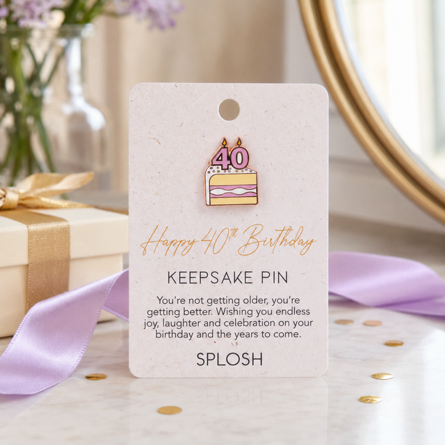 Splosh - Celebration Keepsake Pin - 40