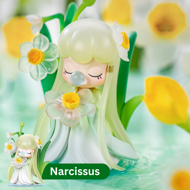 Rolife Nanci floral figure collection blind box dolls: Narcissus