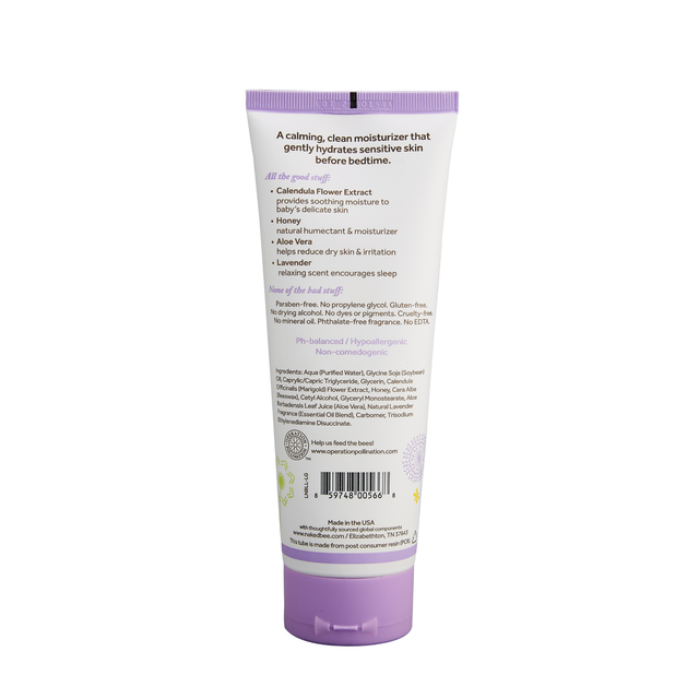 Sensitive skin body lotion lavender Naked Bee for soft hydrated skin