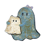 Ghost plate halloween home decor spooky decorative tableware