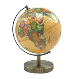 Gleneagles antique style mini travel globe with vintage world map design