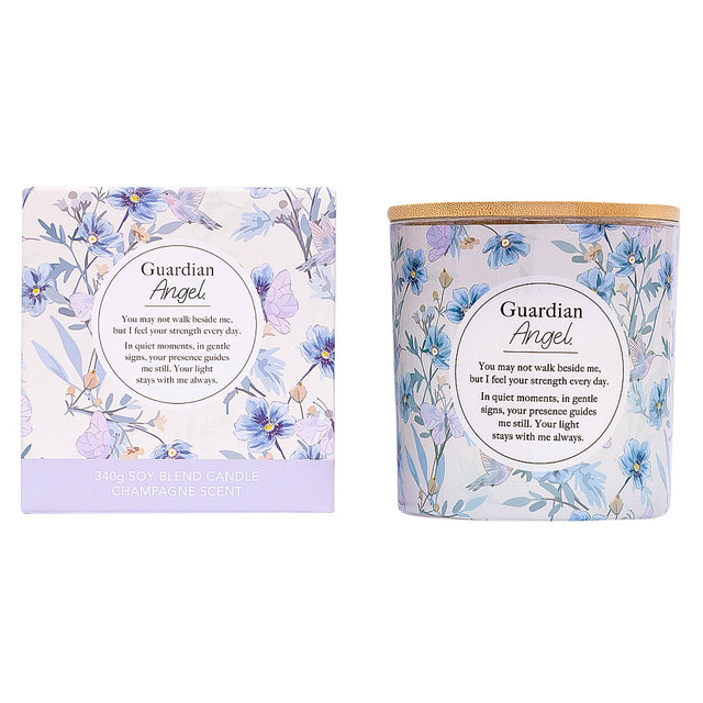 Guardian Angel candle by Splosh suitable as a thoughtful sympathy or remembrance gift