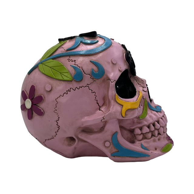 Halloween butterfly skull lamp room decor gothic lighting