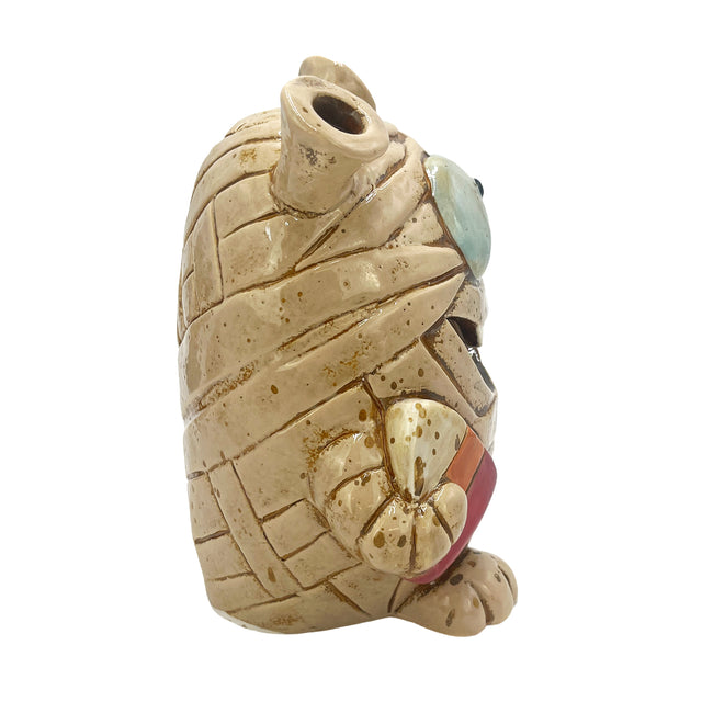 Halloween mummy lantern candle holder eerie ambient lighting
