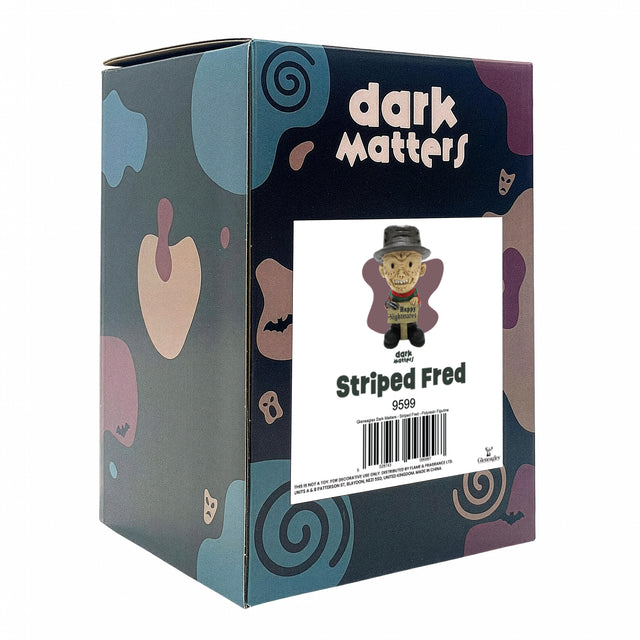 Horror figure striped Fred collectible ornament for gothic room decor packaging