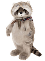 Charlie Bear Inspector Rummage raccoon plush from 2026 collection