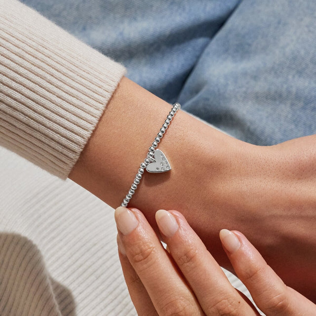 Joma Jewellery Confetti A Little 16th Birthday bracelet worn on wrist