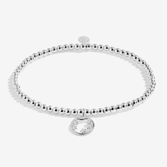 Silver-plated Joma Jewellery A Little ‘The World Needs More People Like You’ beaded bracelet with star charm