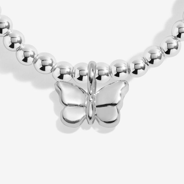 Butterfly charm detail on Beautiful Dreamer bracelet