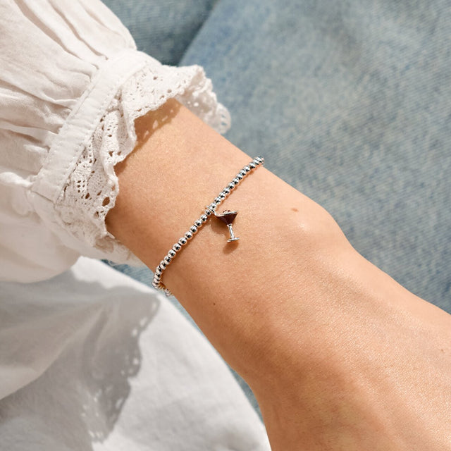 Joma Jewellery Espresso Yourself bracelet presented as a fun espresso martini gift for her
