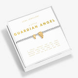 Joma Jewellery Guardian Angel bracelet in buttercream Boxed A Little gift box