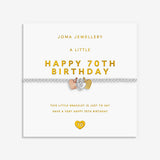 Joma Jewellery A Little Charmed Moments bracelet designed as a 70th birthday gift for her