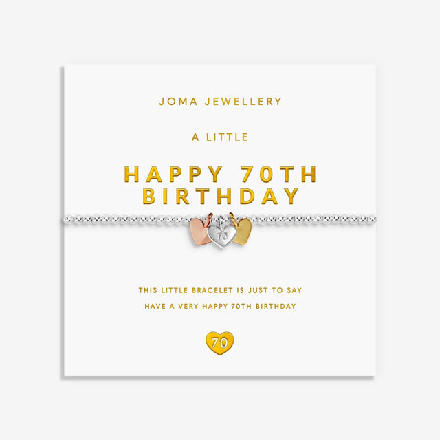 Joma Jewellery A Little Charmed Moments bracelet designed as a 70th birthday gift for her