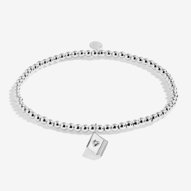 Joma Jewellery A Little Book Lover silver-plated bracelet with book charm