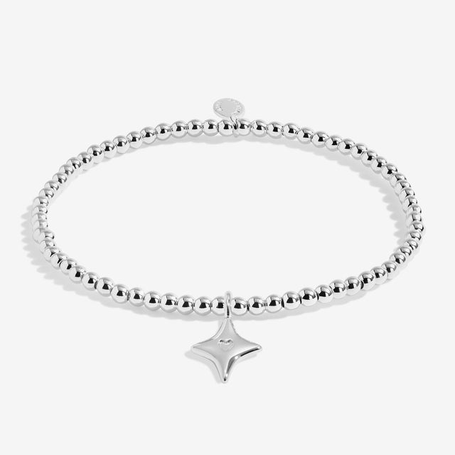 Joma Jewellery A Little Always Proud Of You silver-plated bracelet with starburst charm