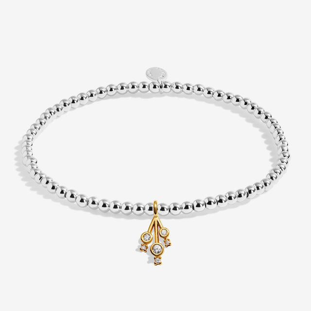 Joma Jewellery A Little Anything Is Possible silver and gold-plated bracelet with starburst charm