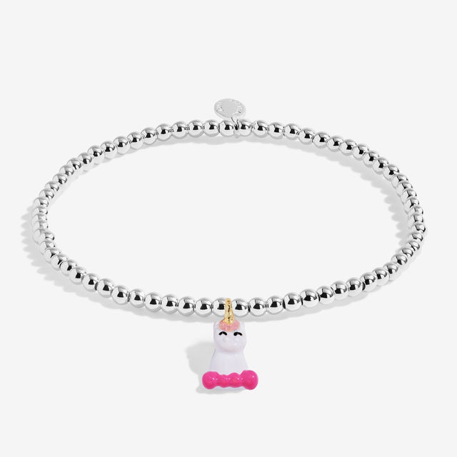 Joma Jewellery Kids Born To Sparkle bracelet with Misty the Unicorn charm