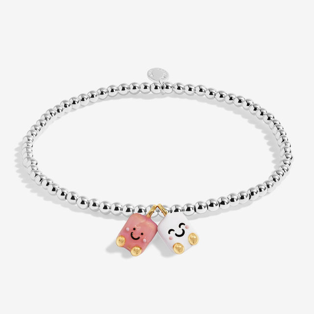 Joma Jewellery Kids Love You S’More bracelet with Fluff and Squish marshmallow charms