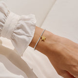 Joma Jewellery A Little family bracelet presented as a meaningful jewellery gift