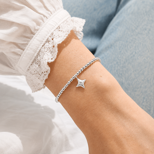 Joma Jewellery Always Proud Of You bracelet as a meaningful graduation or achievement gift