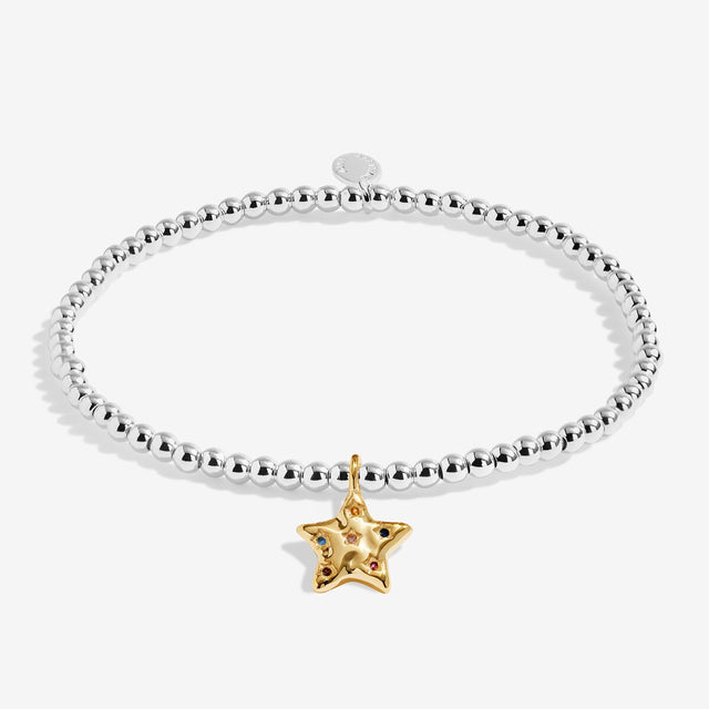 Joma Jewellery Some Call It Chaos We Call It Family bracelet with colourful star charm
