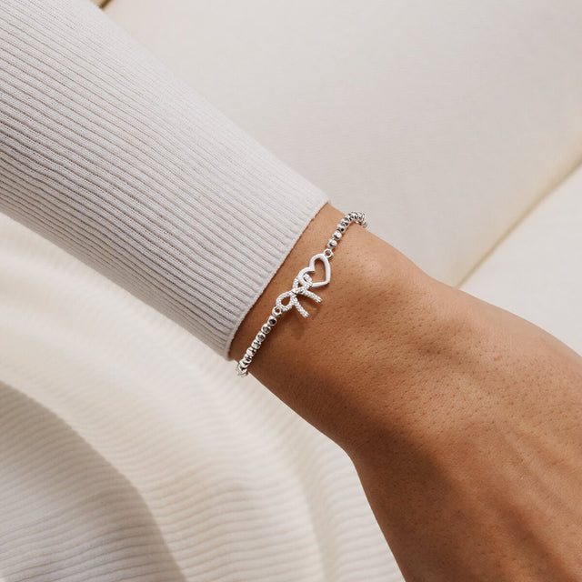 Joma Jewellery Thank You bracelet as an appreciation gift for a teacher, friend or colleague