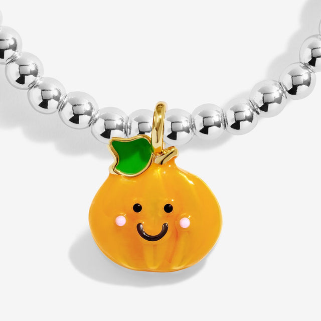 Patch the Pumpkin enamel character charm on Joma Jewellery A Little Jomees kids bracelet