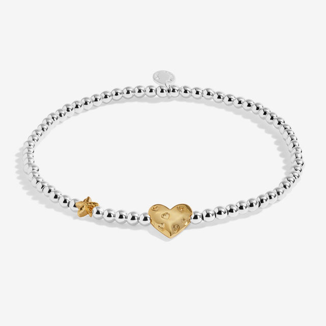 Joma Jewellery A Little July silver and gold-plated birth month bracelet