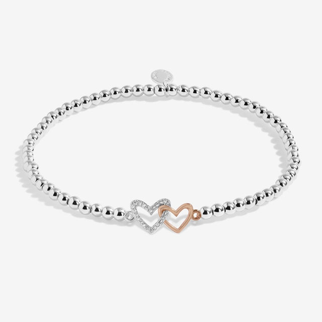 Joma Kids' A Little Love You Daughter bracelet on illustrated sentiment card