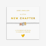 Joma Jewellery New Chapter bracelet presented on a 3D gold foil sentiment card
