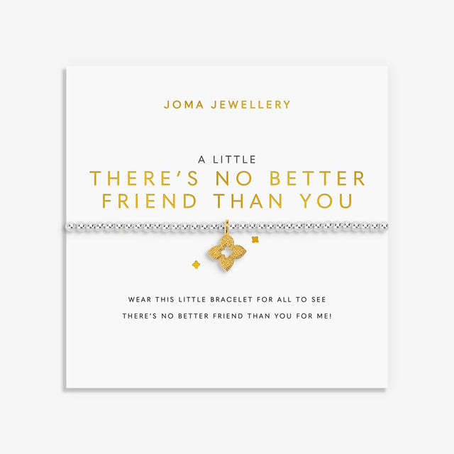 Joma Jewellery There’s No Better Friend Than You bracelet presented on friendship sentiment card
