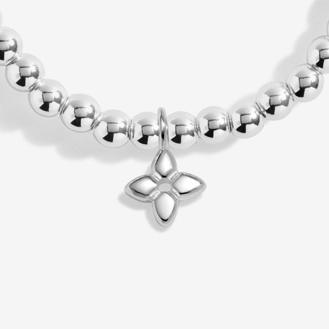 Silver star charm detail on Joma Jewellery Life’s A Charm With Love bracelet
