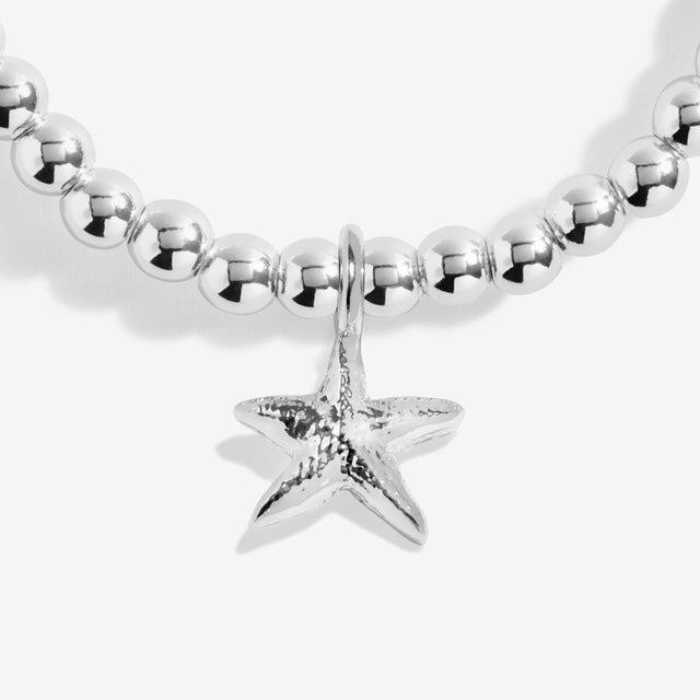 Starfish charm detail on You Are My Sunshine bracelet