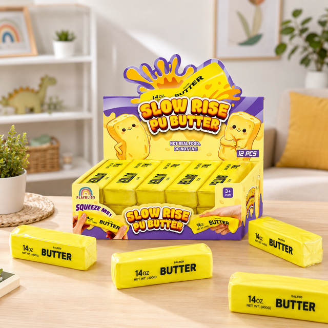 Jumbo Butter Squishy 23cm slow-rising food squishy fidget toy for stress relief and sensory play