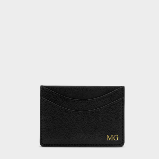 Katie Loxton Alba Card Holder in Black vegan leather wallet